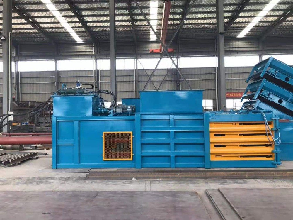 Large metal baler